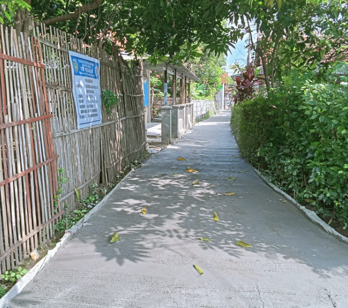 Pemdes Penganjang Realisasikan Dana Desa Tahap Pertama Tahun 2025 untuk Pembangunan Jalan Lingkungan.