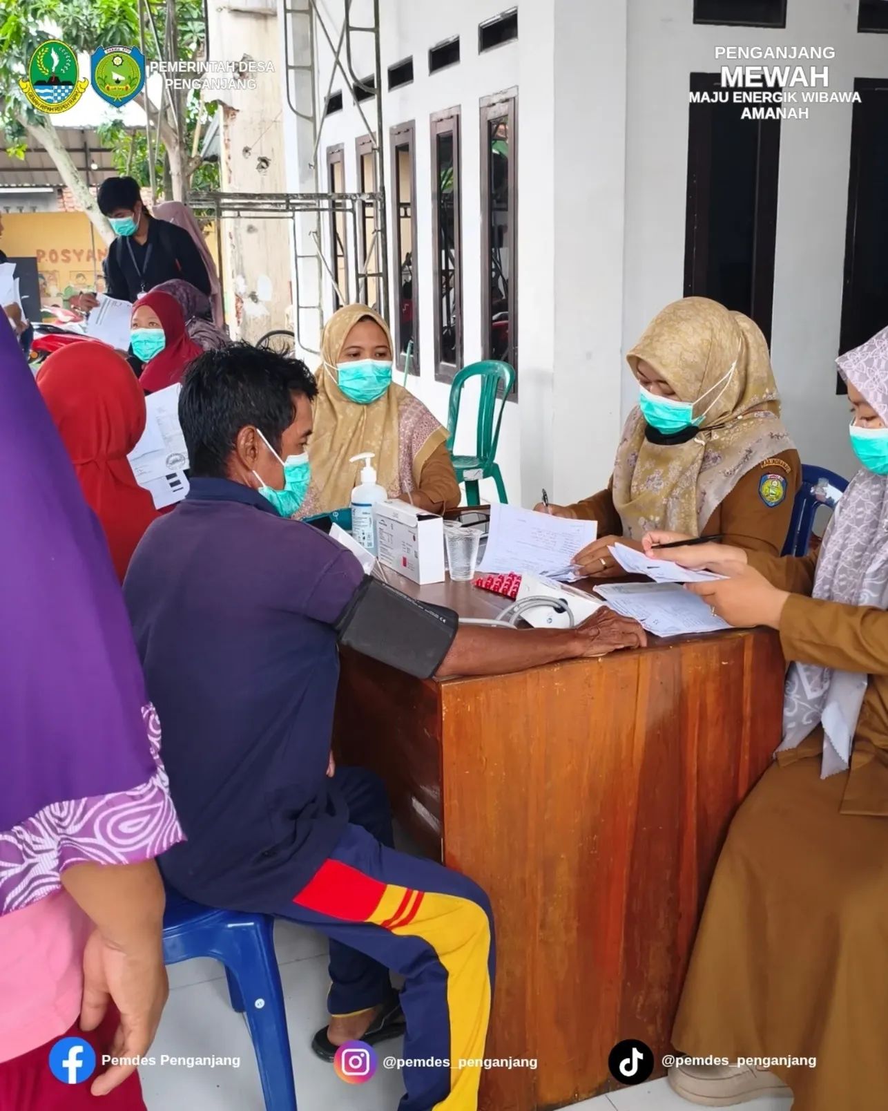 Pemerintah Desa Penganjang bekerja sama dengan UPTD Puskesmas Babadan menyelenggarakan kegiatan Pemeriksaan Rontgen Gratis sebagai upaya meningkatkan derajat kesehatan masyarakat dan deteksi dini berbagai masalah kesehatan.